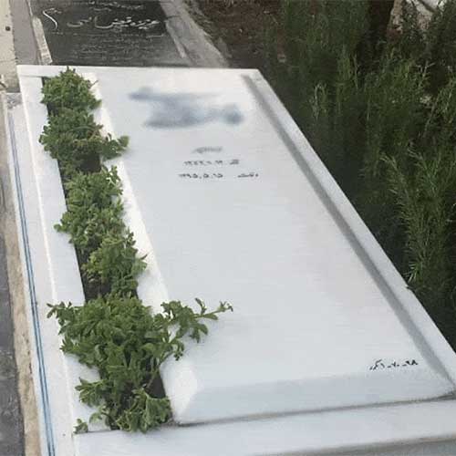 خرید سنگ مزار سفید در اصفهان