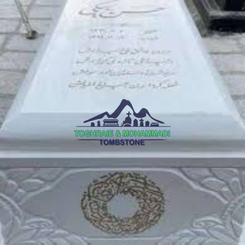 سنگ مزار مرمر سفید