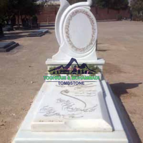 سنگ قبر لاکچری سفید
