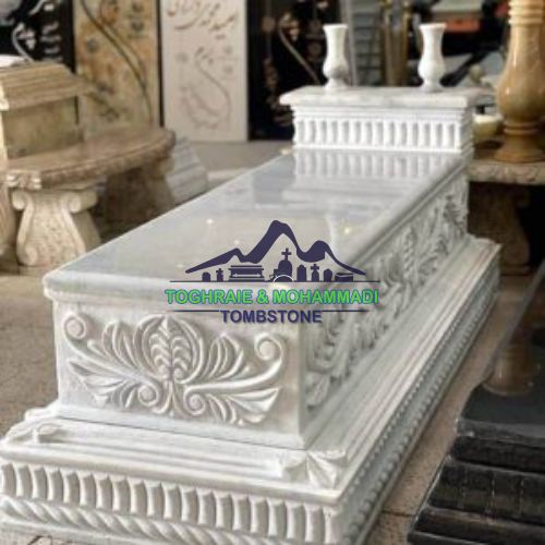سنگ قبر سفید جدید