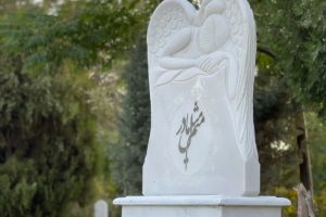 سنگ قبر سفید جدید
